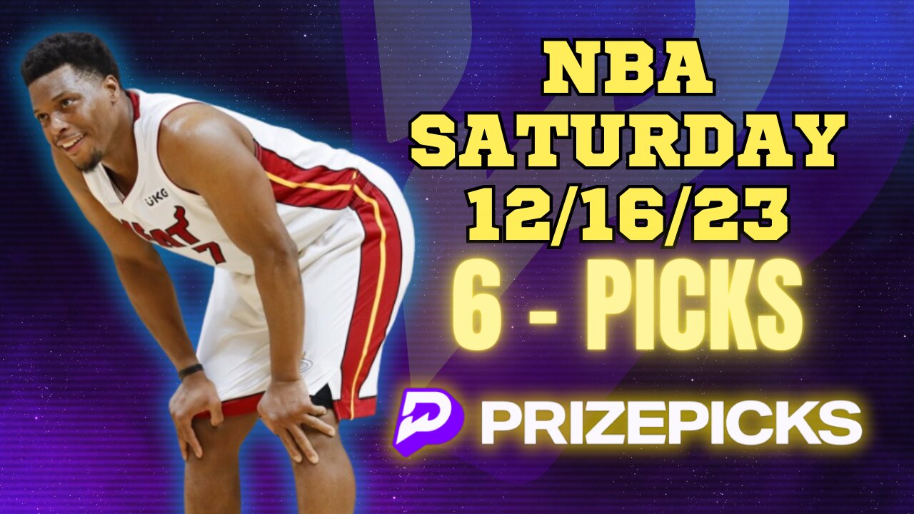 #PRIZEPICKS | BEST PICKS #NBA SATURDAY | 12/16/2023 | TODAY | BEST BETS | #BASKETBALL | PROP BETS