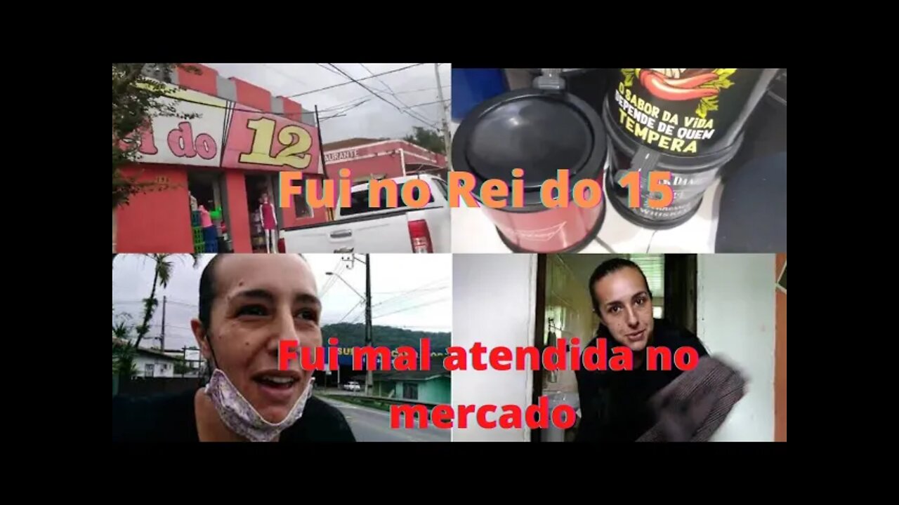 Fui mal atendida no mercado- Passei raiva 😠- Levei vocês no rei do 15- Noite do Hambúrguer caseiro