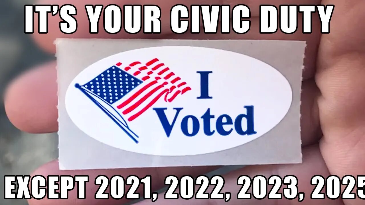 Does Everyone Have a Responsibility to Vote?