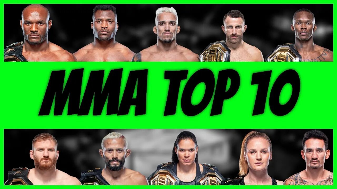 El Top 10 Libra por Libra del MMA (Actual)