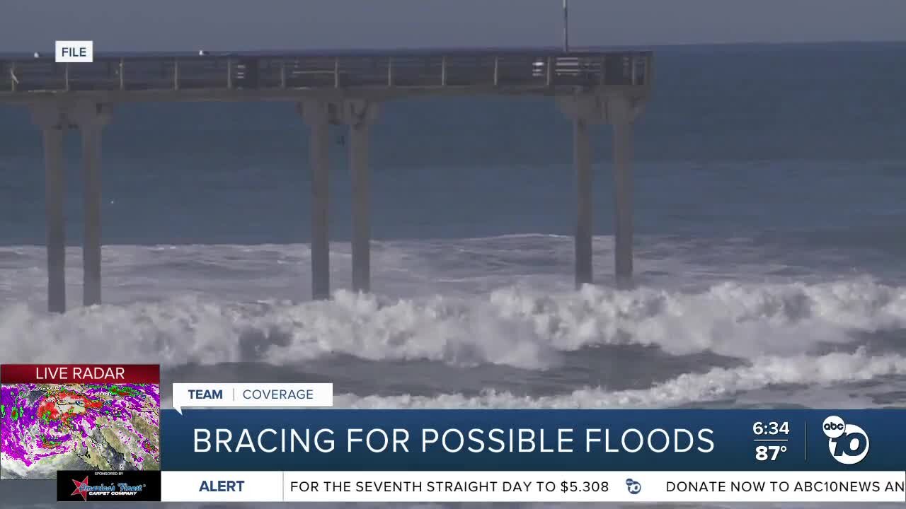 Bracing for possible floods