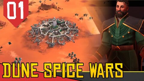 Mistura de RTS com 4X Estilo Civilization SCIFI - Dune Spice Wars #01 [Gameplay PT-BR]