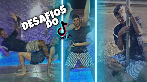 TENTANDO FAZER DESAFIOS DO TikTok!! *não deu muito certo kkk*
