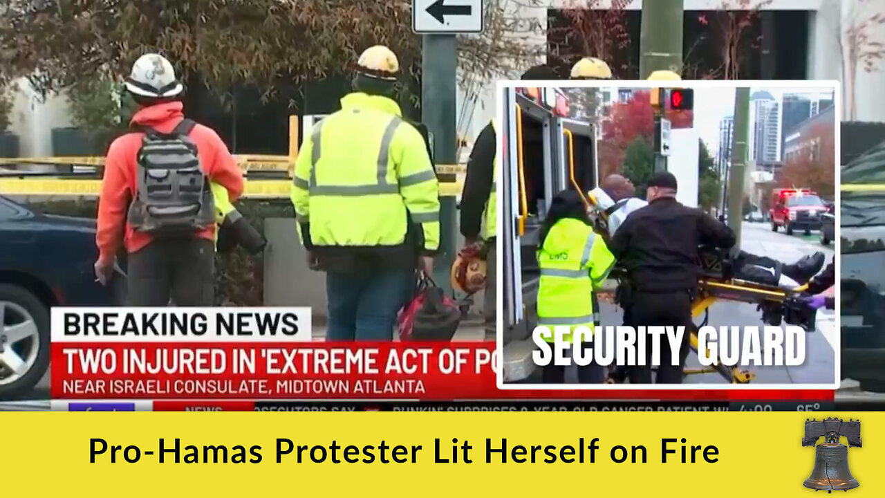 Pro-Hamas Protester Lit Herself on Fire