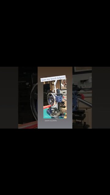 Using a 1 Ton Press to cut out disks with my Swanstrom disk cutter