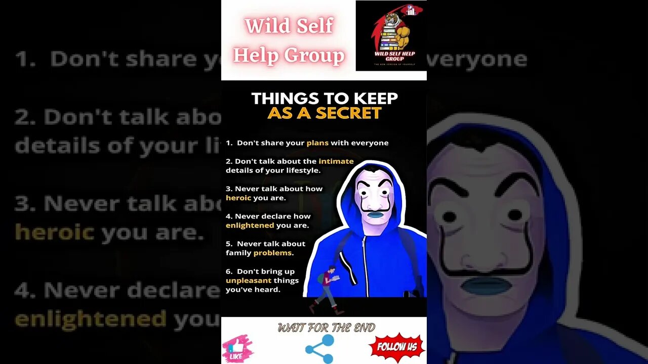 🔥Things to keep as a secret🔥#shorts🔥#wildselfhelpgroup🔥10 July 2022🔥