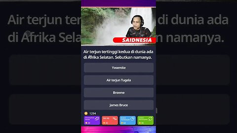 Ini dia air terjun tertinggi di dunia | Quizzland level 8 #part2