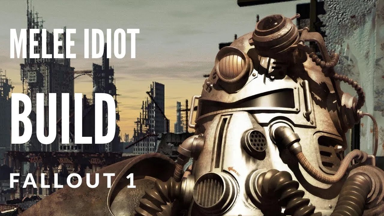 Fallout 1 How To Get One of the Best Starter Build in Fallout 1 Melee Idiot Melee Weapons Idiot