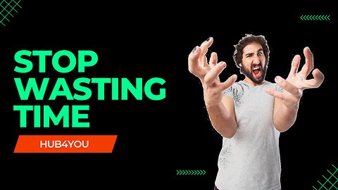 Stop Wasting Time | Motivation Speech For Success And Studaying | HUB4YOU