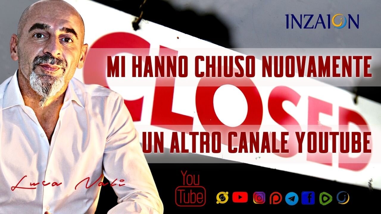 MI HANNO CHIUSO NUOVAMENTE UN ALTRO CANALE YOUTUBE - Luca Nali