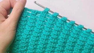 🧶Super Easy Tunisian Crochet Baby Blanket For Beginners