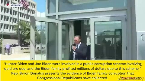 Hunter Biden and Joe Biden were involved in a public corruption scheme involving quid pro quo