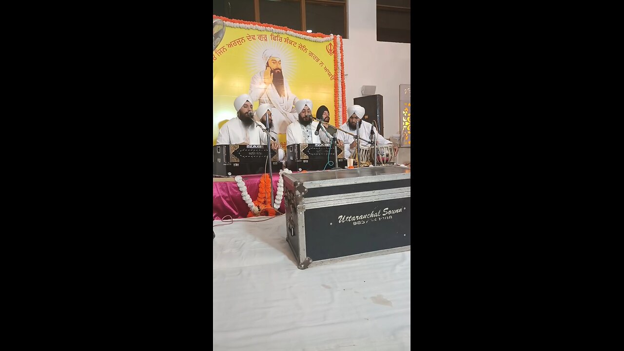 Bhai Jaskaran Singh in Rishikesh for Kirtan samagam