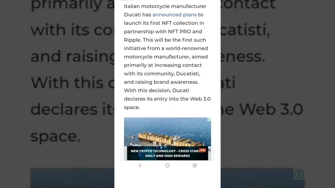 Ducati has Announced Plans to Launch its First NFT Collection #cryptomash #cryptomashnews #ducati