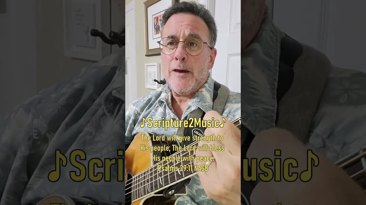 ♪Scripture2Music♪ Psalms 29:11 #shorts #bible #scripture #verse
