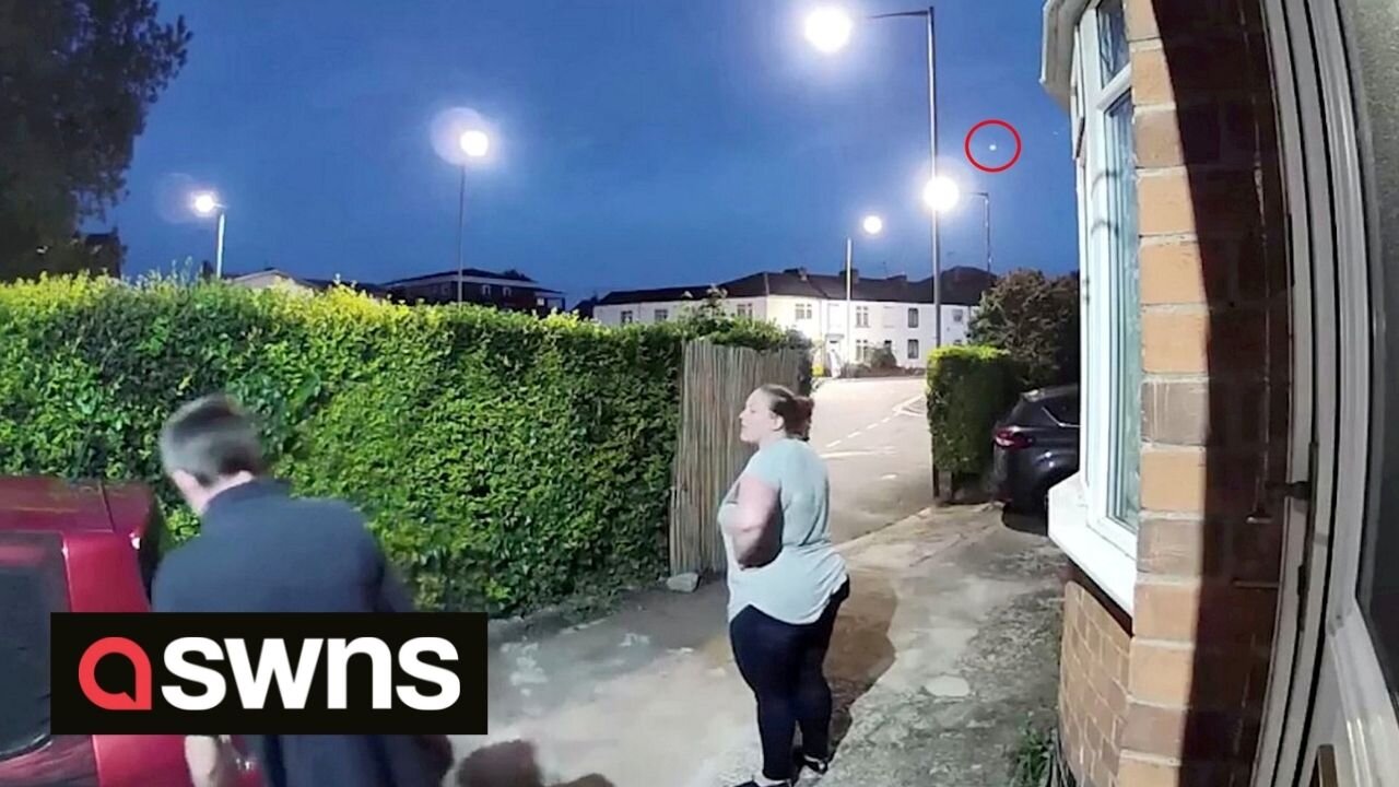 Doorbell camera captures huge meteor streaking across UK sky