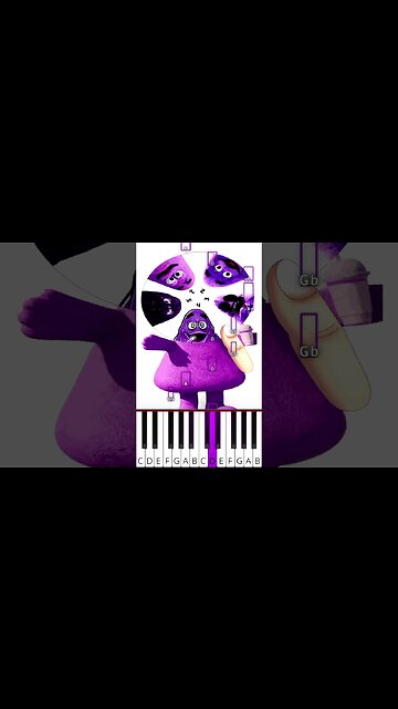 Which Grimace is correct? - Grimace`s Birthday (@amogusman6915) - Octave Piano Tutorial