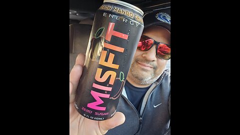 Misfit Energy Peach Mango Crush Energy Drink Review