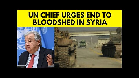 UN Latest News | UN Chief On Syria Conflict, Calls For Dialogue | Syria News Today | News18 | N18G