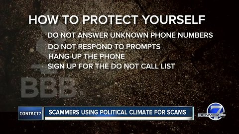 Scam alert: BBB warns of robocall scam that targets political opinions