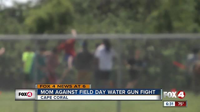 Parent concerned about field day activity