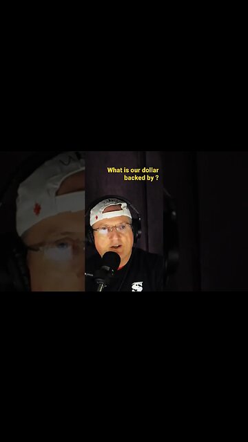 if Crypto is backed by nothing , what backs our money?