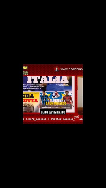 Inter Vs Milan, Derby da 1 miliardo