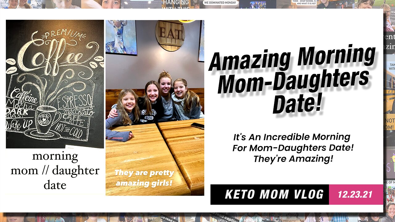 It's A Morning Mom-Daughters Date | Keto Mom Vlog