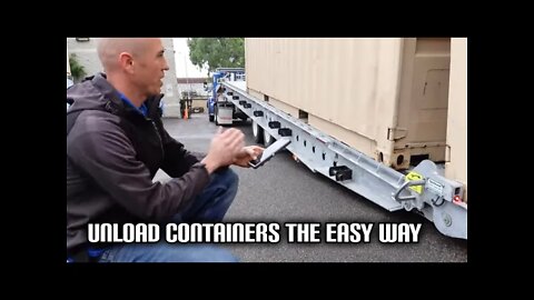 Quikloadz Trailer Complete Walk-Around Self Loads 20' Foot Shipping Containers