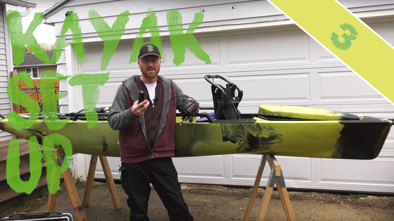 MY FOOT PEDAL KAYAK SETUP - Hobie Angler with Garmin Livescope Setup