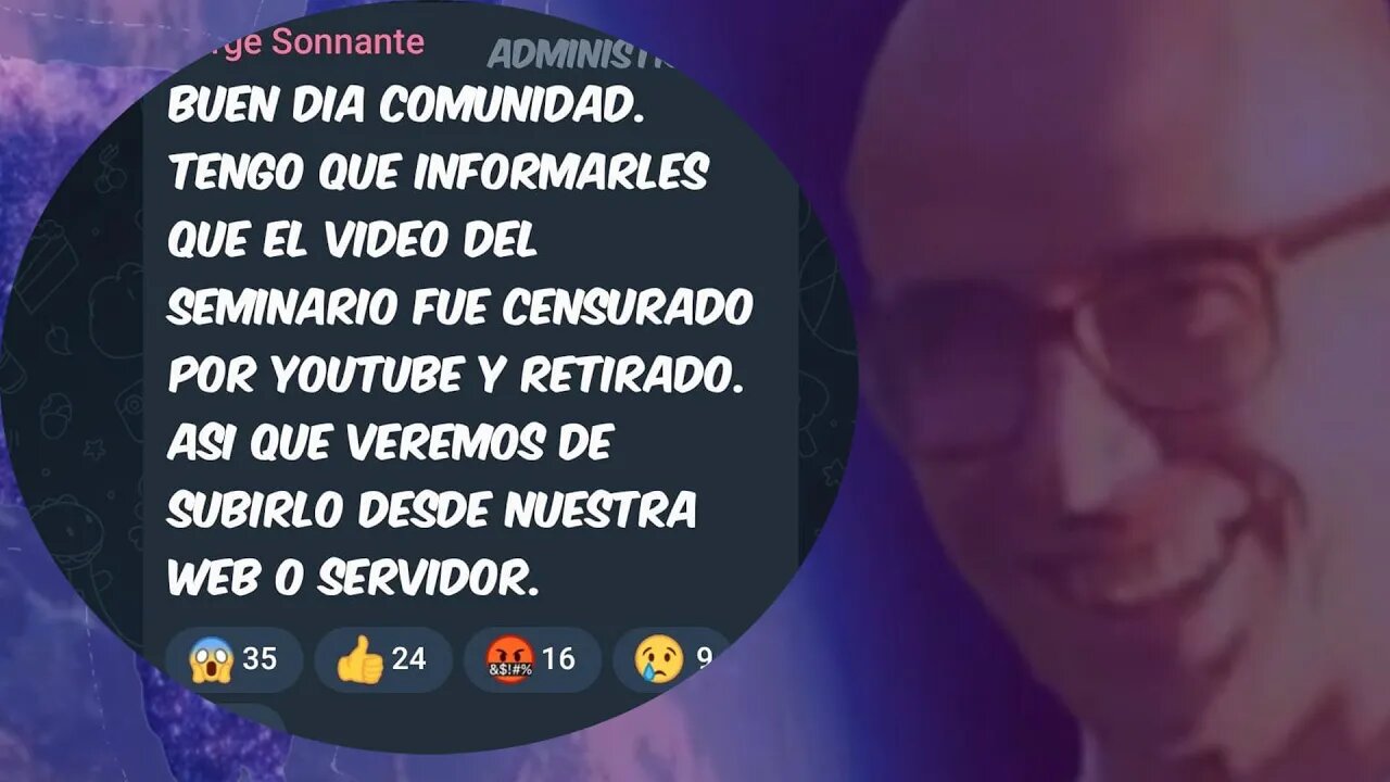 Le eliminaron el video a jorge ..... otra vez ( link en la descripción )