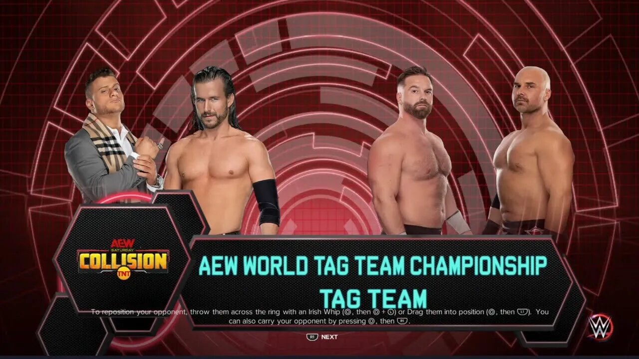 AEW Collision AEW FTR vs Adam Cole & MJF for the AEW Tag Team Championships