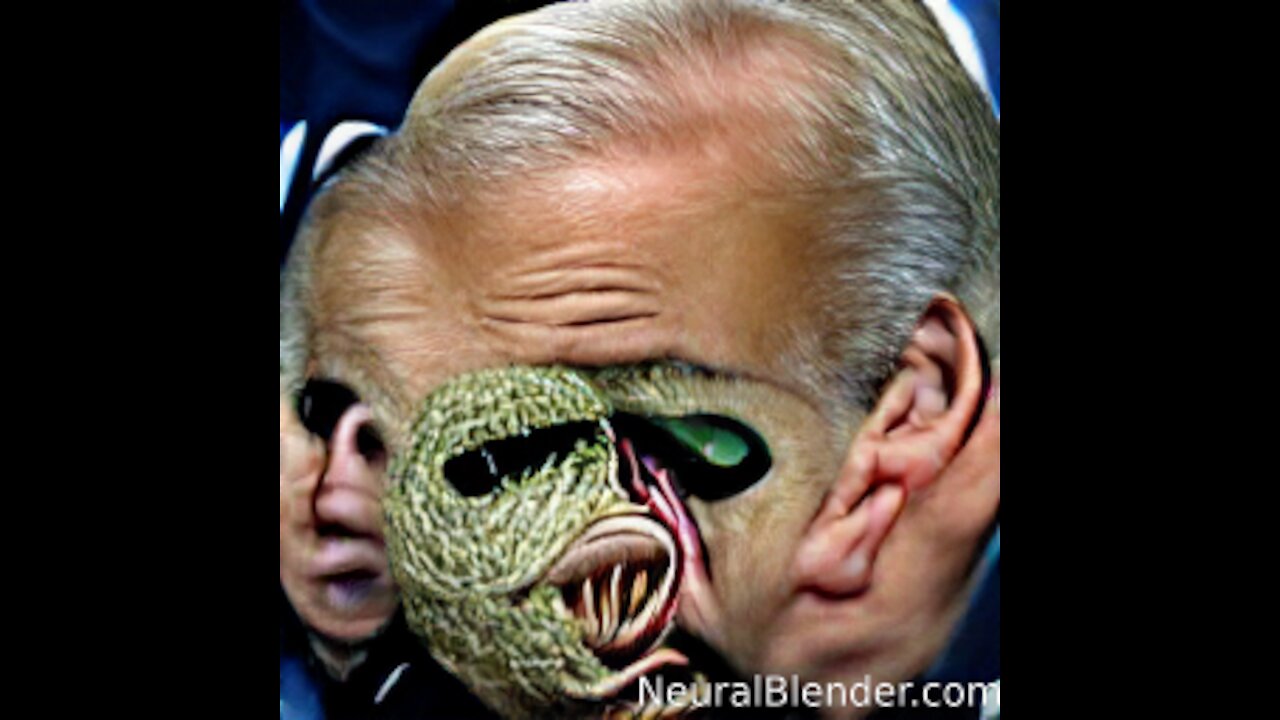 Demon under Joe Biden’s mask. CREEPY!