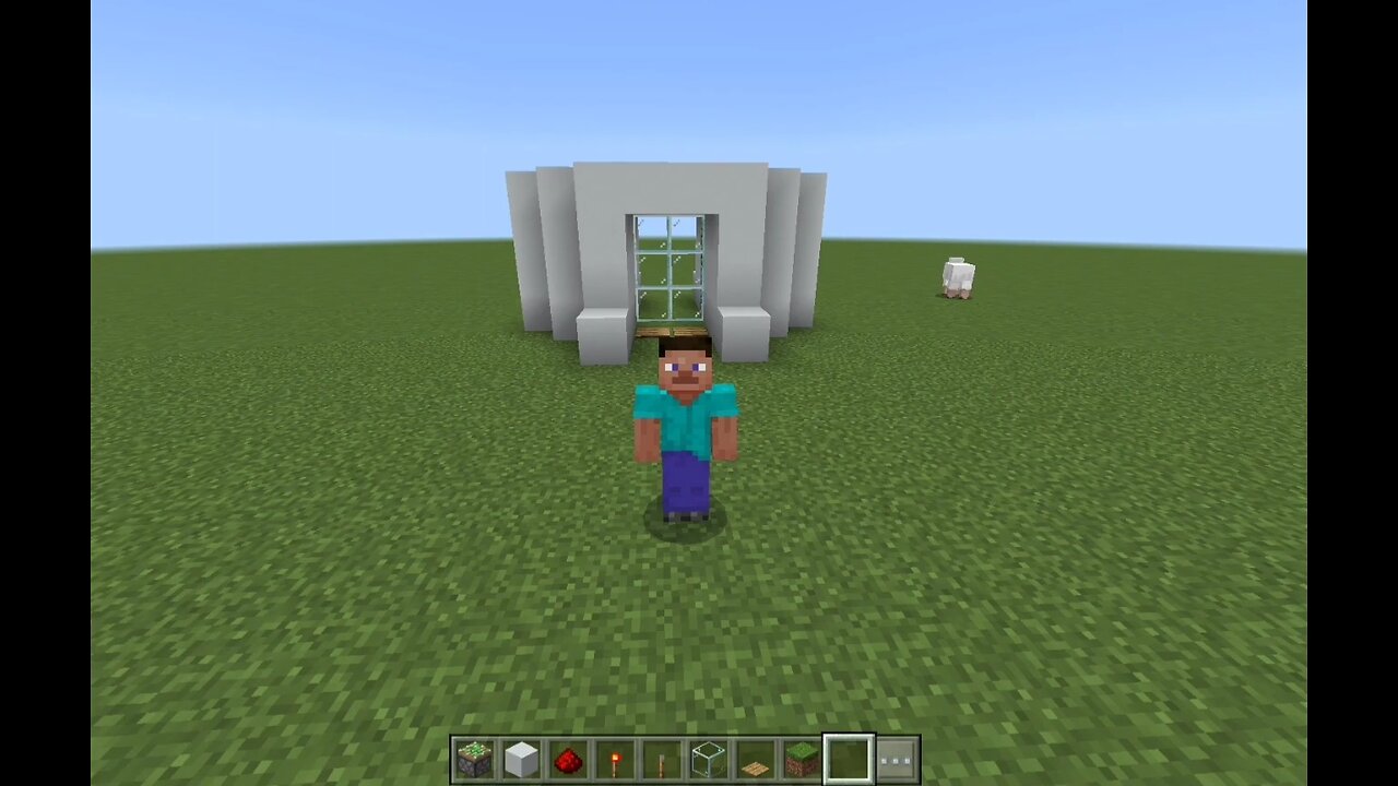 How to make a automatic door in minecraft #minecraft #viral