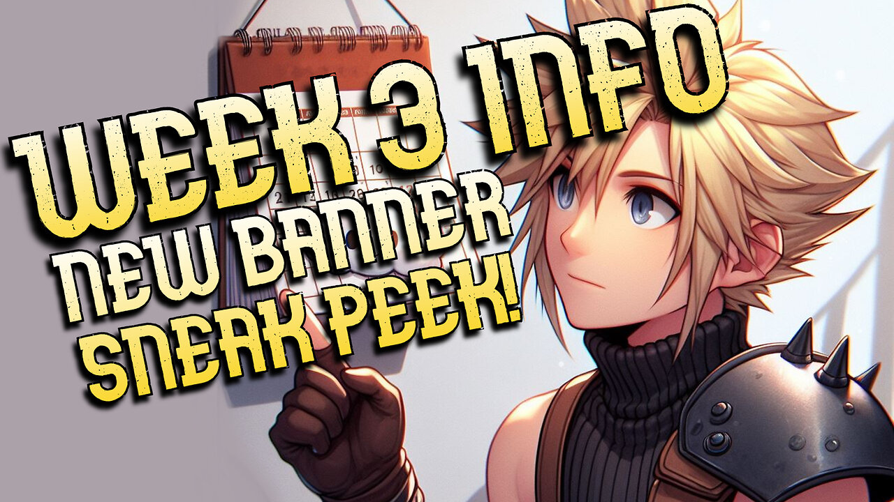 [FF7:EC] NEW SEPHY & ZACK OUTFITS! -WEEK 3 SNEAK PEEK!