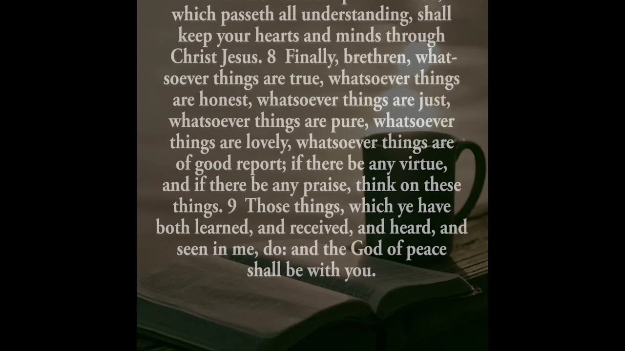 Morning Devotional: Think on These Things! #shorts #devotional #morning