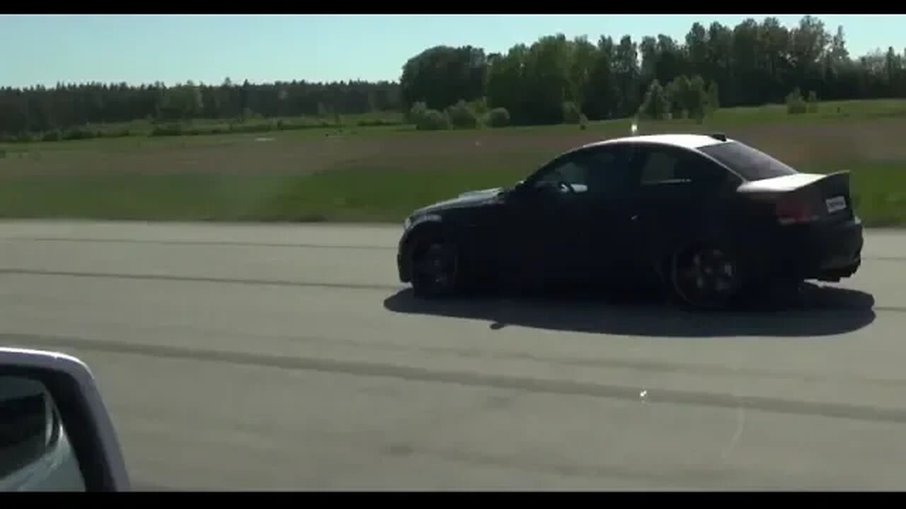 Tuned BMW 1M Coupe vs 700+ HP Renntech G63 AMG 463 Edition mufflers, downpipes, cat