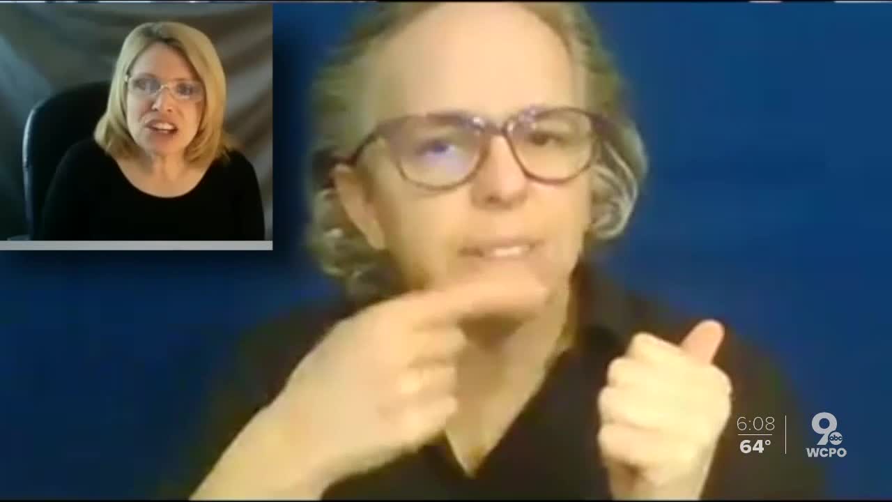 As fame grows, Marla Berkowitz, DeWine’s sign language interpreter, spreads her own message for deaf