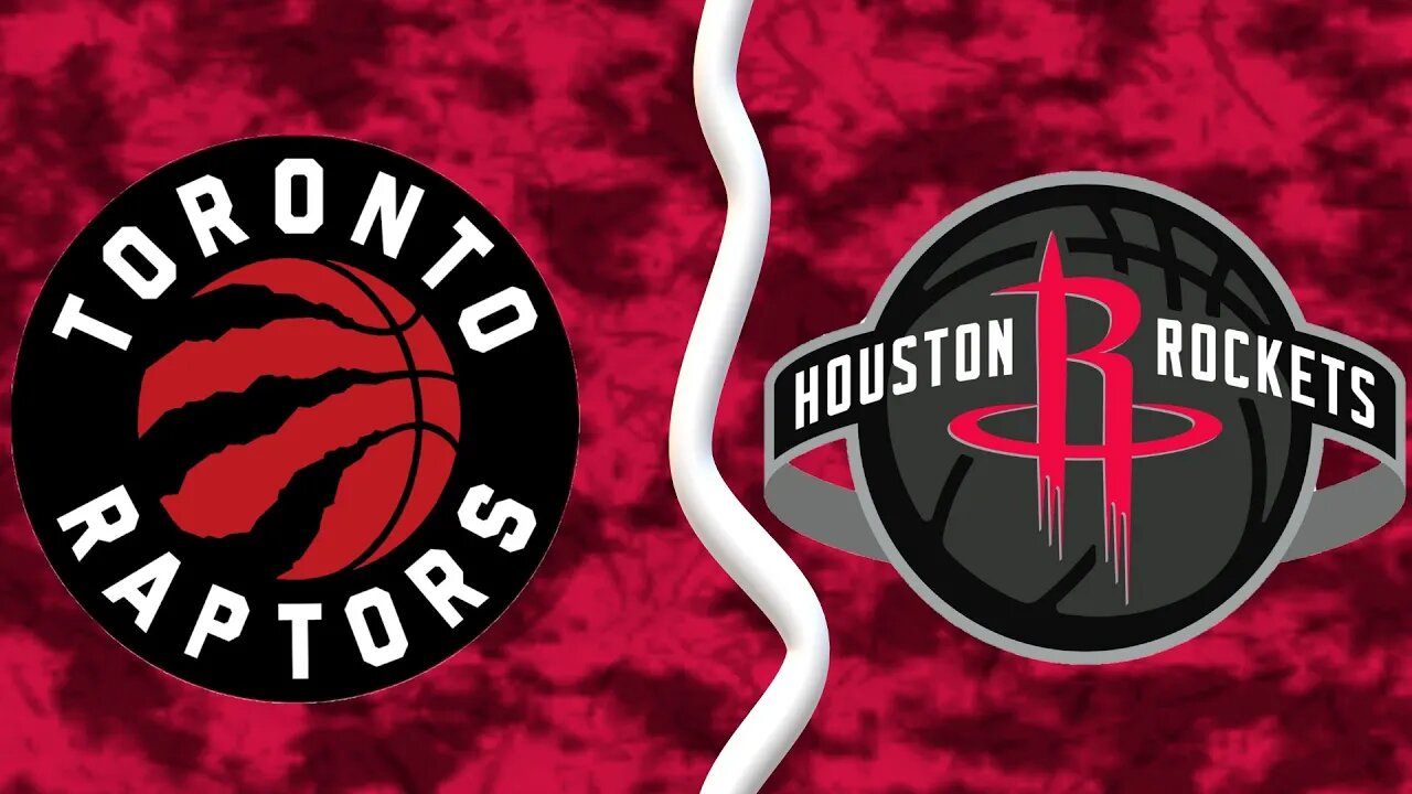 Toronto Raptors VS Houston Rockets Live NBA | Raptors VS Rockets