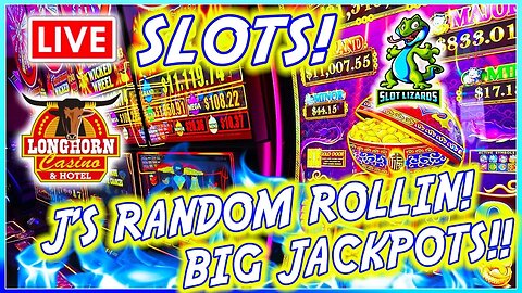 🔴 LIVE SLOT PLAY! JACKPOT TIME! J'S LOW ROLLIN' WEDNESDAY! EPISODE 35! LONGHORN CASINO