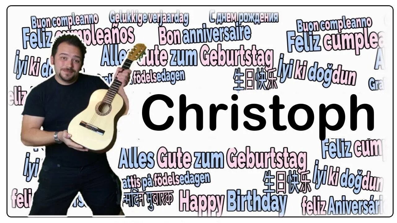 Happy Birthday Christoph - Happy Birthday to You Christoph #shorts