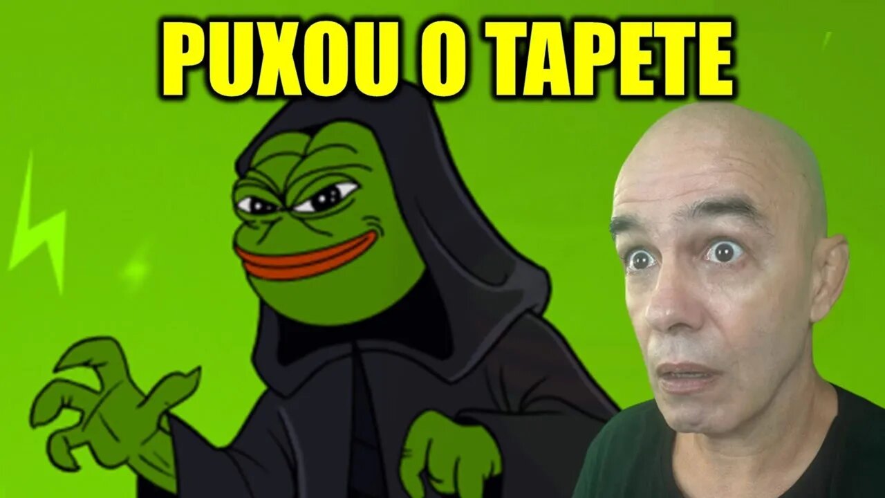 O CRASH & FIM do PEPE? Ou altura de compra?