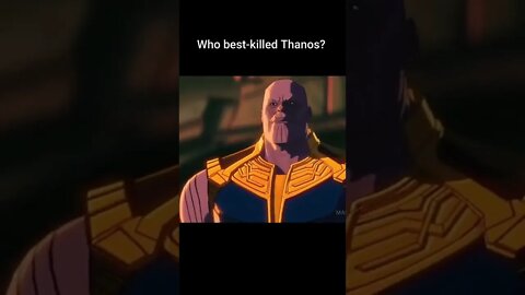 Who best killed Thanos? 😂 #shorts #marvel