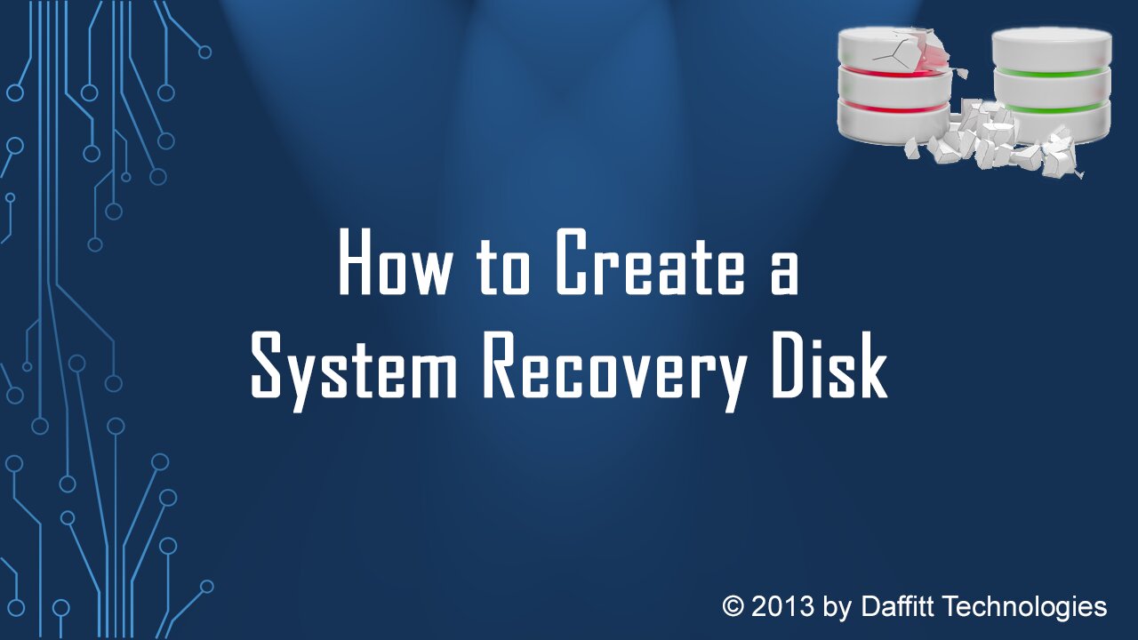 How To Create a System Recovery Disk for Windows 8