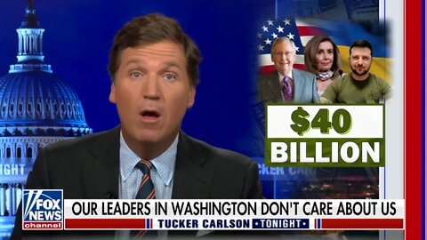 Tucker: More Money To Ukrainian Shelters While Ignoring Millions of Homeless Americans