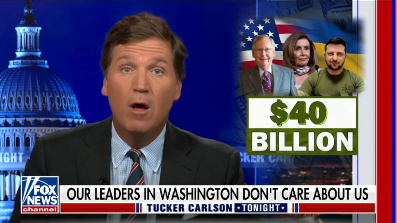 Tucker: More Money To Ukrainian Shelters While Ignoring Millions of Homeless Americans