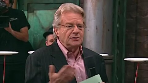 Jerry Springer's most wild show (Synchronicity)