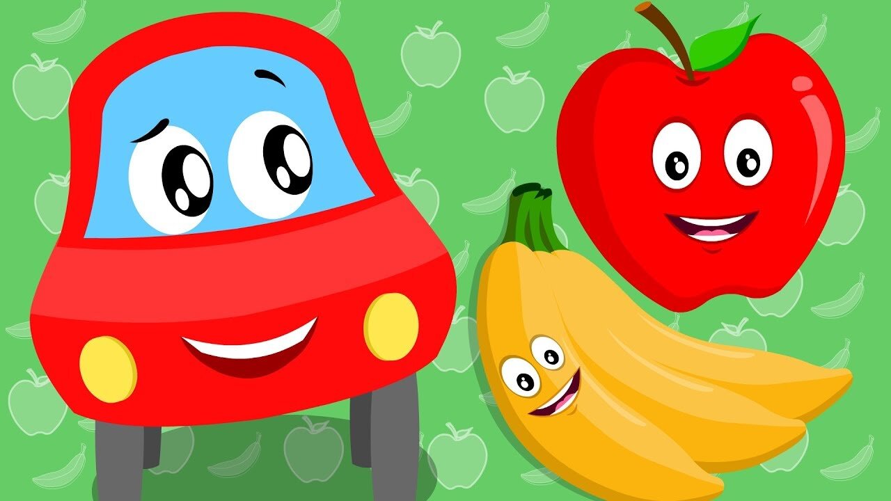 Apples and Bananas Poem 2024 - New Nursery Rhyme Song 2024 - Cartoons for Babies - English Poems