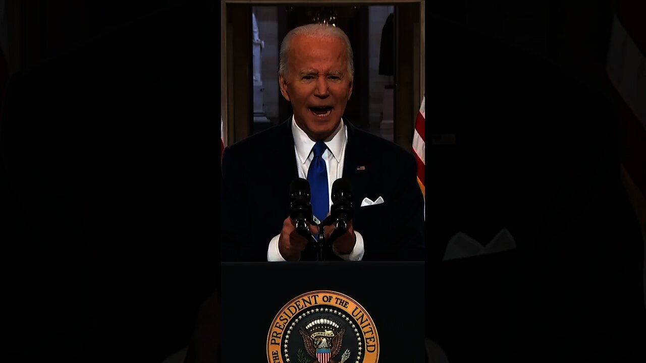 Pres. #Biden on #Jan6 : "I did not seek this fight ... but I will not shrink from it either. #news