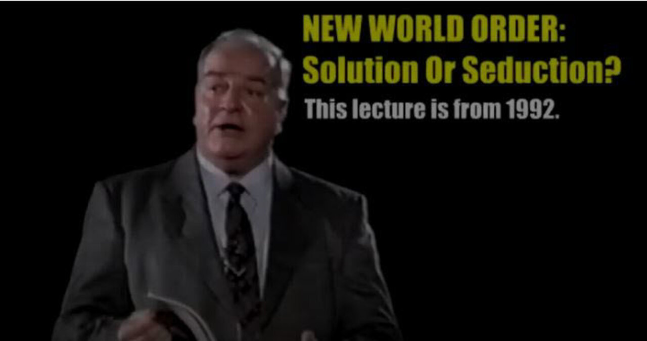 New World Order: Solution or Seduction? | Jeremy Lee | 1992